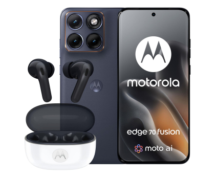 Smartfon Motorola edge 70 fusion 5G 12/256GB Silhouette 120Hz + Buds 2